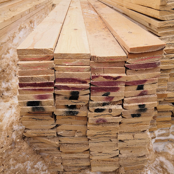 Доска 25x150x2000 обрезная