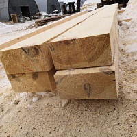 Брус 100x200x6000 обрезной 